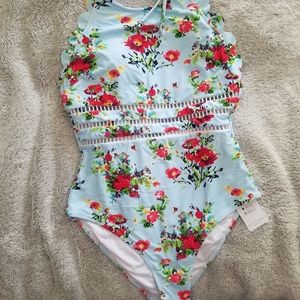 Cupshe One Piece Floral Bathing Suit